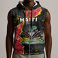 Personalised Haiti 1964 Sleeveless Zip Hoodie Coat Of Arms Unique Style - African Pride
