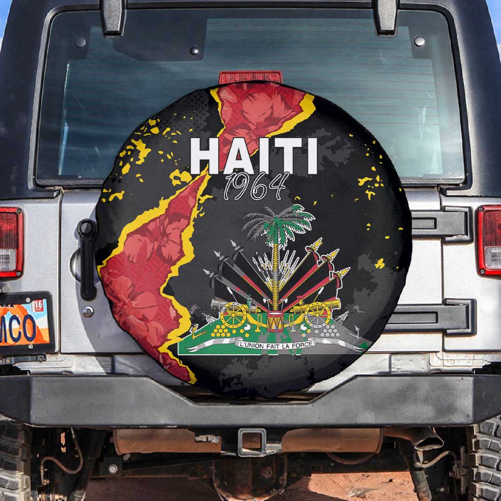 Haiti 1964 Spare Tire Cover Coat Of Arms Unique Style - African Pride