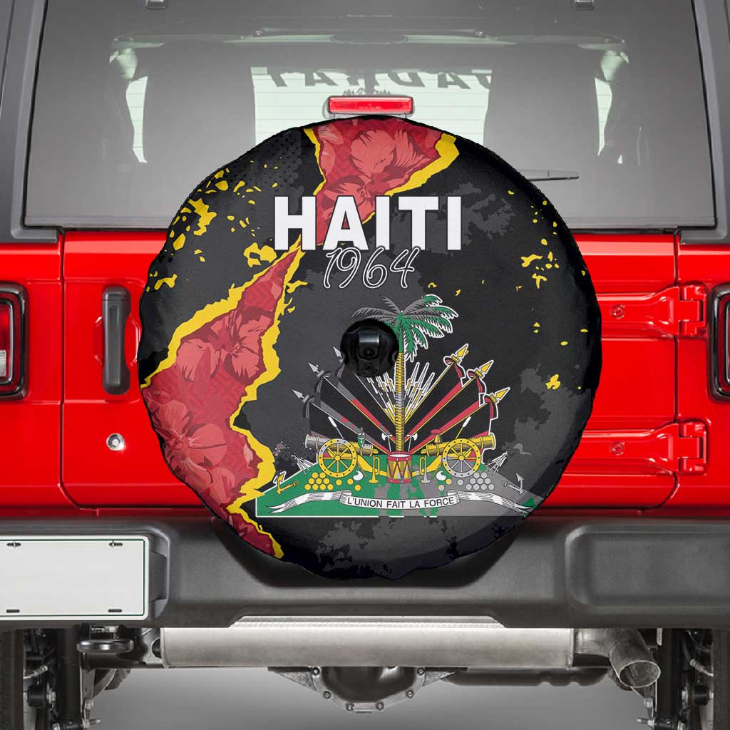 Haiti 1964 Spare Tire Cover Coat Of Arms Unique Style - African Pride