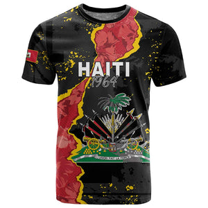 Personalised Haiti 1964 T shirt Coat Of Arms Unique Style - African Pride