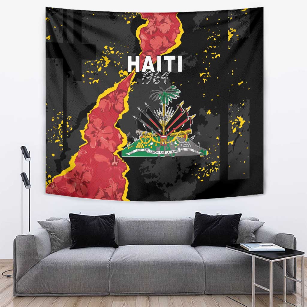Haiti 1964 Tapestry Coat Of Arms Unique Style - African Pride
