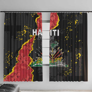 Haiti 1964 Window Curtain Coat Of Arms Unique Style - African Pride