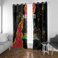 Haiti 1964 Window Curtain Coat Of Arms Unique Style - African Pride