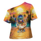 Haiti Cross Shoulder Shirt The Pearl Of The Antilles