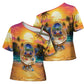 Haiti Cross Shoulder Shirt The Pearl Of The Antilles