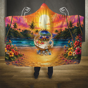 Haiti Hooded Blanket The Pearl Of The Antilles