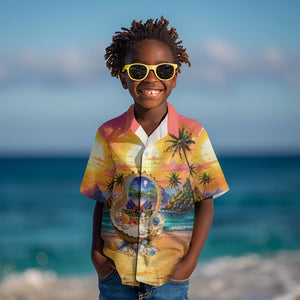 Haiti Kid Hawaiian Shirt The Pearl Of The Antilles