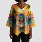 Haiti Kimono Sleeve Blouse The Pearl Of The Antilles