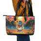 Haiti Leather Tote Bag The Pearl Of The Antilles