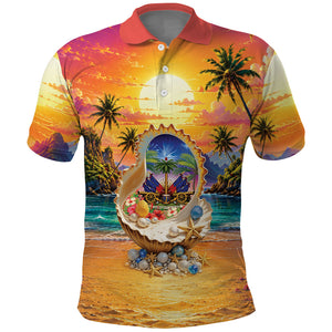 Haiti Polo Shirt The Pearl Of The Antilles