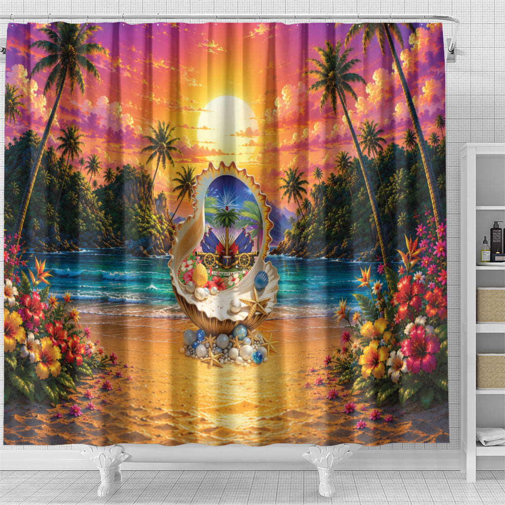 Haiti Shower Curtain The Pearl Of The Antilles