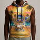 Haiti Sleeveless Hoodie The Pearl Of The Antilles