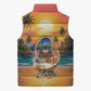 Haiti Sleeveless Puffer Jacket The Pearl Of The Antilles