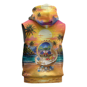 Haiti Sleeveless Zip Hoodie The Pearl Of The Antilles