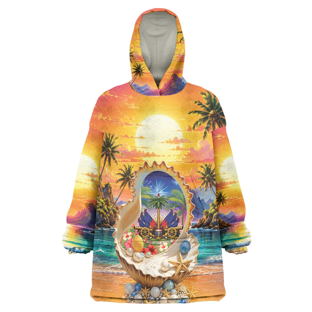 Haiti Wearable Blanket Hoodie The Pearl Of The Antilles