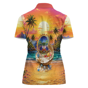 Haiti Women Polo Shirt The Pearl Of The Antilles