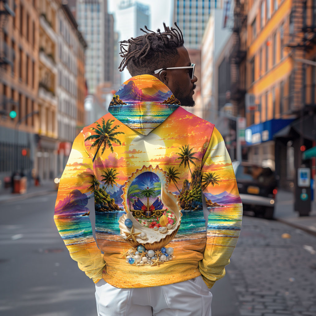 Haiti Zip Hoodie The Pearl Of The Antilles