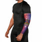 Haitian Zoe Arm Sleeves Roaring Lion With Coat Of Arms