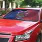 Haitian Zoe Auto Sun Shade Roaring Lion With Coat Of Arms