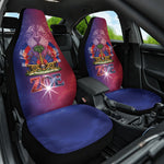 Haitian Zoe Car Seat Cover Roaring Lion With Coat Of Arms