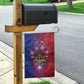 Haitian Zoe Garden Flag Roaring Lion With Coat Of Arms