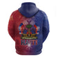 Haitian Zoe Hoodie Roaring Lion With Coat Of Arms