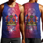 Haitian Zoe Men Tank Top Roaring Lion With Coat Of Arms
