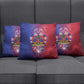 Haitian Zoe Pillow Cover Roaring Lion With Coat Of Arms