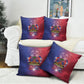 Haitian Zoe Pillow Cover Roaring Lion With Coat Of Arms
