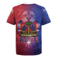 Haitian Zoe Rugby Jersey Roaring Lion With Coat Of Arms