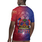 Haitian Zoe Rugby Jersey Roaring Lion With Coat Of Arms