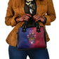 Haitian Zoe Shoulder Handbag Roaring Lion With Coat Of Arms