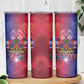 Haitian Zoe Skinny Tumbler Roaring Lion With Coat Of Arms