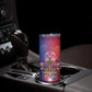Haitian Zoe Skinny Tumbler Roaring Lion With Coat Of Arms