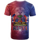 Haitian Zoe T shirt Roaring Lion With Coat Of Arms