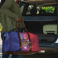 Haitian Zoe Travel Bag Roaring Lion With Coat Of Arms