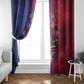 Haitian Zoe Window Curtain Roaring Lion With Coat Of Arms