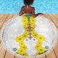 Enkutatash Ethiopia New Year Beach Blanket Tilet Pattern With Adey Abeba Flowers