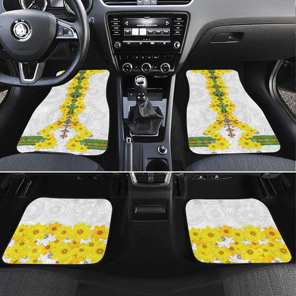 Enkutatash Ethiopia New Year Car Mats Tilet Pattern With Adey Abeba Flowers