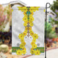 Enkutatash Ethiopia New Year Garden Flag Tilet Pattern With Adey Abeba Flowers