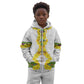 Enkutatash Ethiopia New Year Kid Hoodie Tilet Pattern With Adey Abeba Flowers
