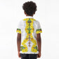 Enkutatash Ethiopia New Year Kid Polo Shirt Tilet Pattern With Adey Abeba Flowers