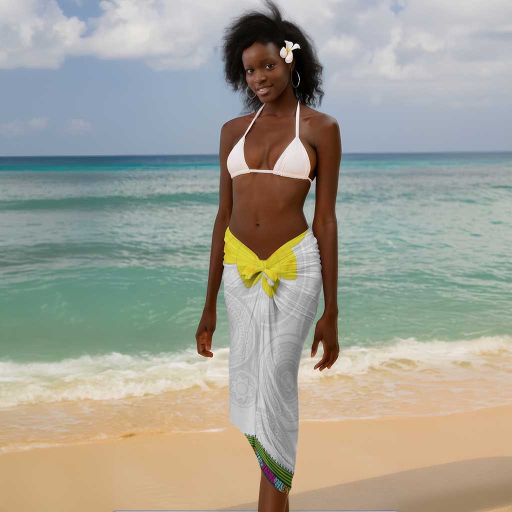 Enkutatash Ethiopia New Year Sarong Tilet Pattern With Adey Abeba Flowers