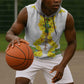 Enkutatash Ethiopia New Year Sleeveless Hoodie Tilet Pattern With Adey Abeba Flowers - African Pride