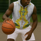 Enkutatash Ethiopia New Year Sleeveless Zip Hoodie Tilet Pattern With Adey Abeba Flowers - African Pride