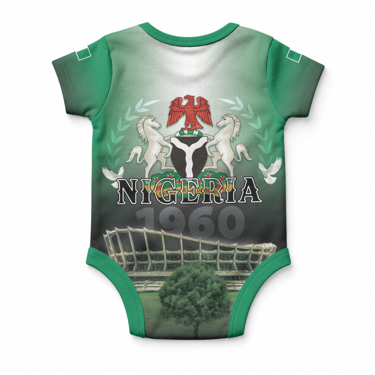 Nigeria Independence Day Baby Onesie Proud To Be Nigerian