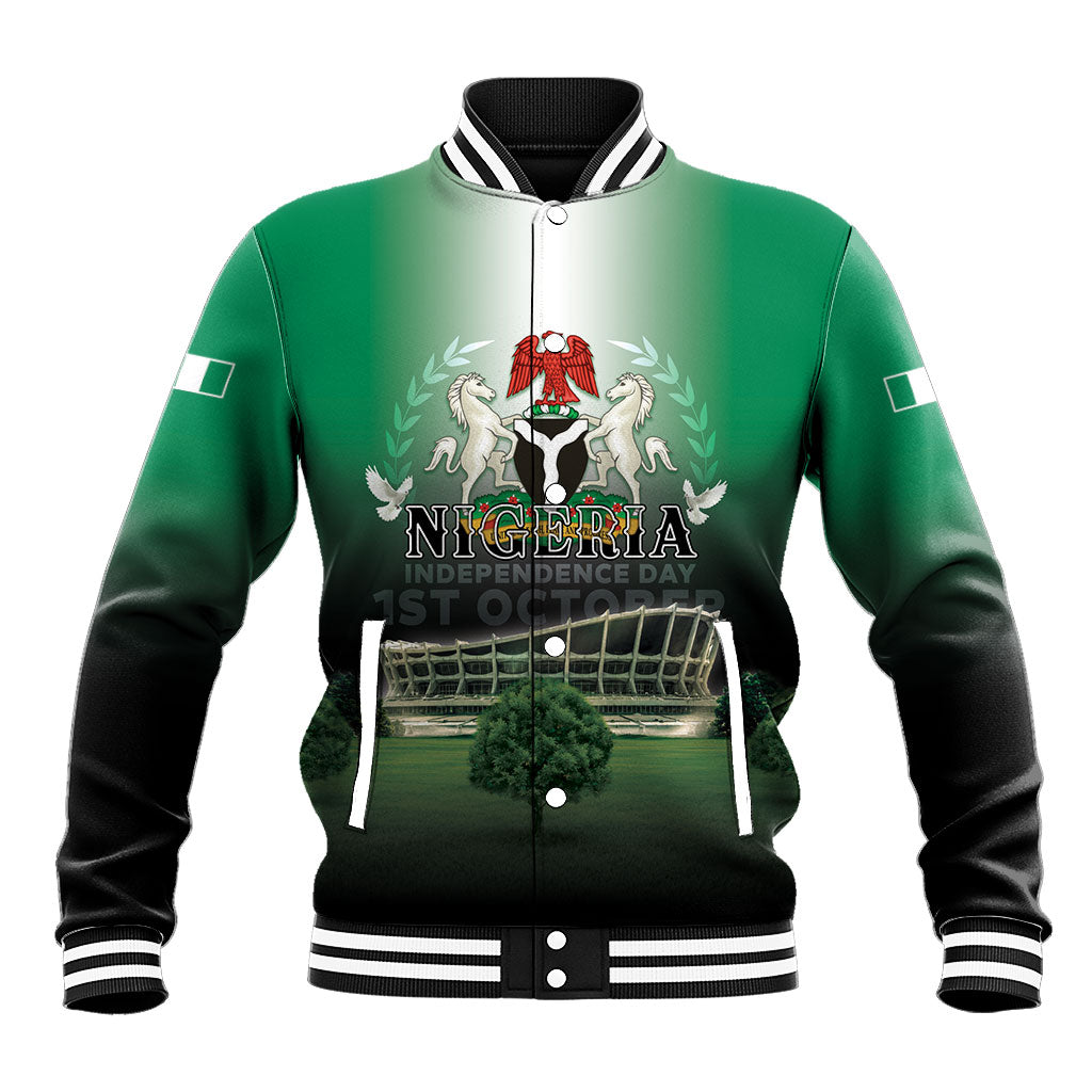 Nigeria Independence Day Baseball Jacket Proud To Be Nigerian
