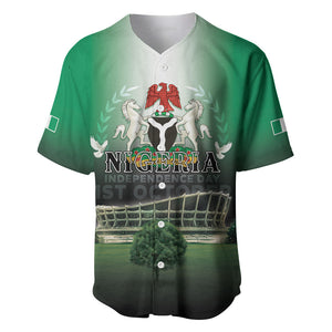 Nigeria Independence Day Baseball Jersey Proud To Be Nigerian