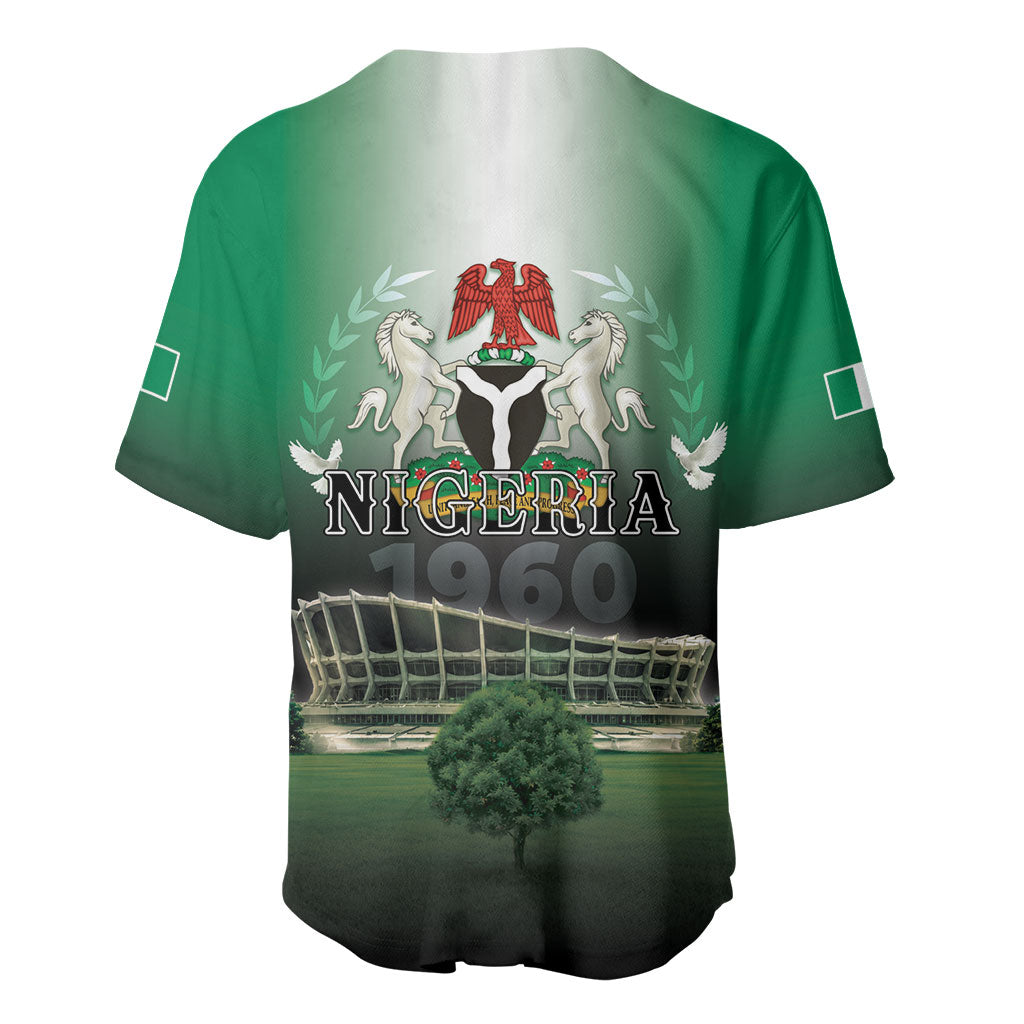 Nigeria Independence Day Baseball Jersey Proud To Be Nigerian