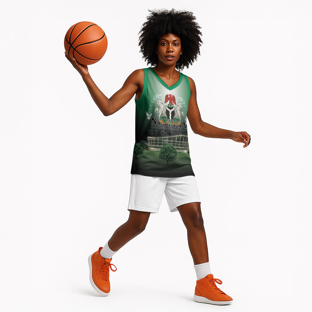 Nigeria Independence Day Basketball Jersey Proud To Be Nigerian